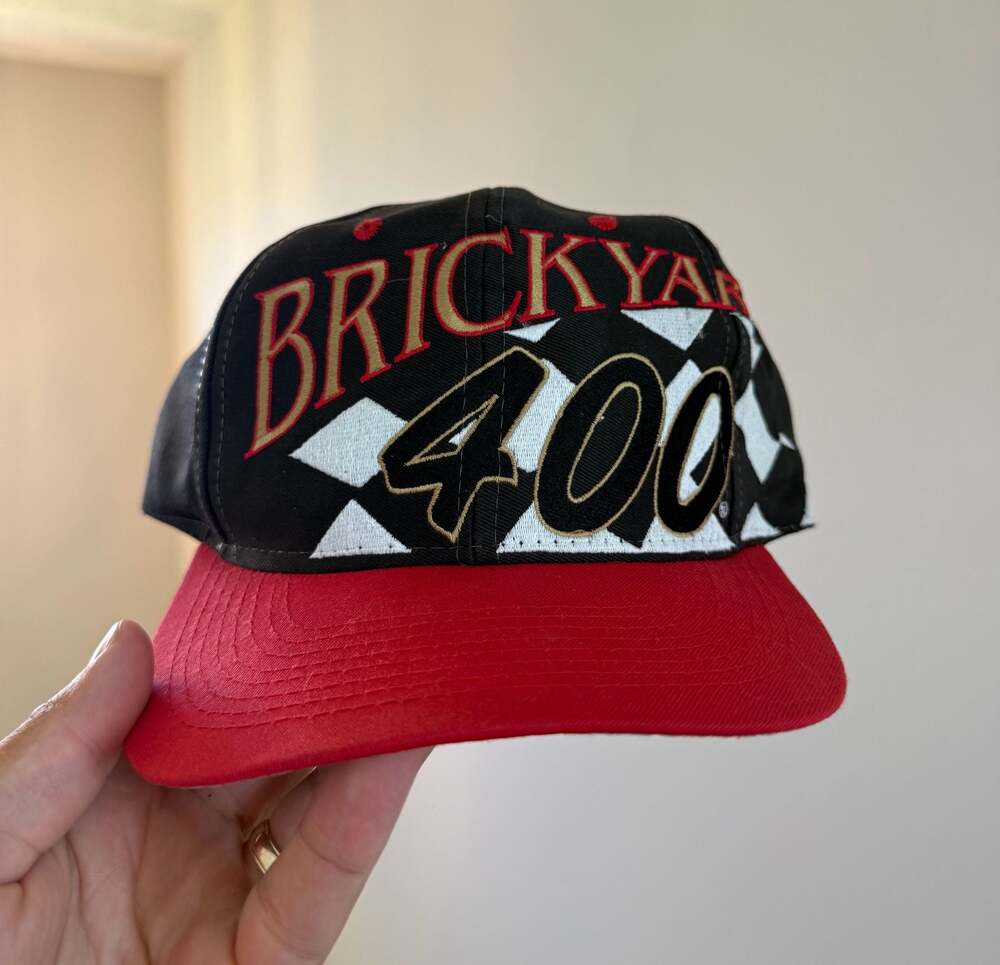 Vintage Logo Athletic Brickyard 400 NASCAR Snapback Hat